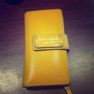 Yellow "Wellesley Stacy" Kate Spade wallet