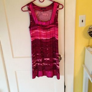 Express Pink and Purple Party Dress