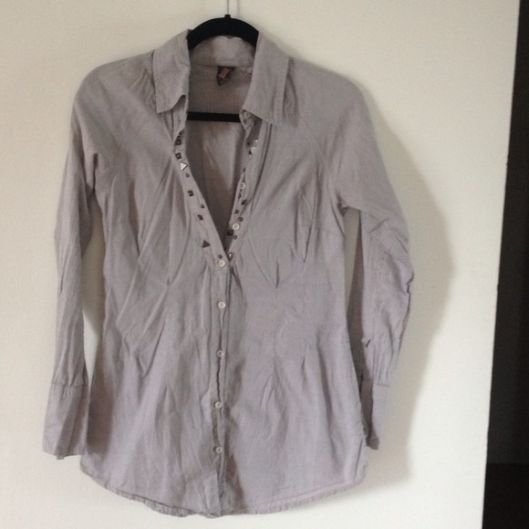 SOLD-Free people studded tunic blouse