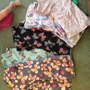 Lot of 5 scrub top size 2x