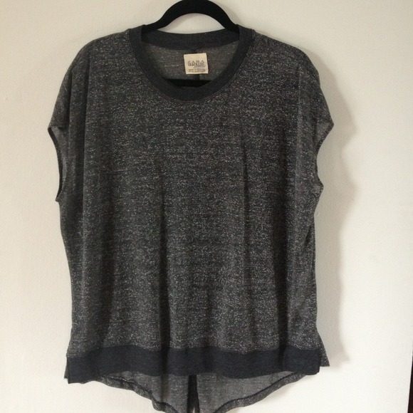 SOLD-Zara dark silver size medium top