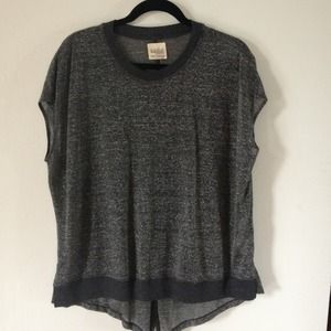 SOLD-Zara dark silver size medium top