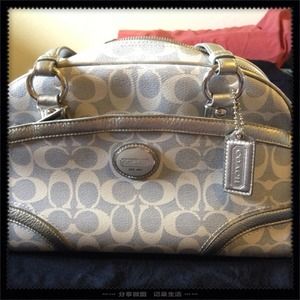 ***SOLD*** COACH Chelsea Heritage Denim Silver