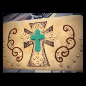 Wallet with cross