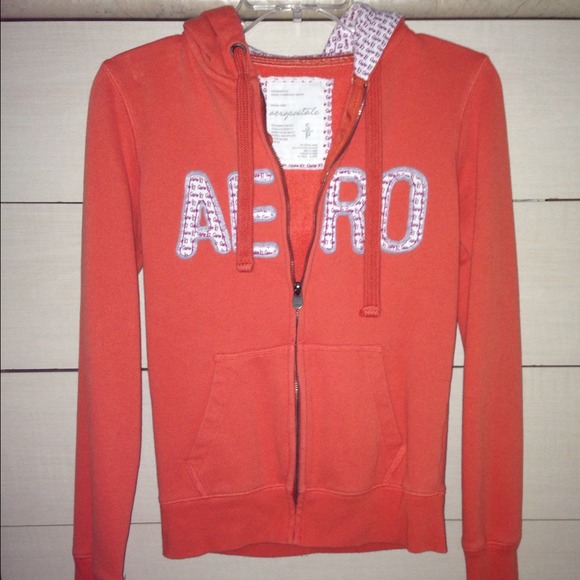 SOLD! Orange Aero hoodie