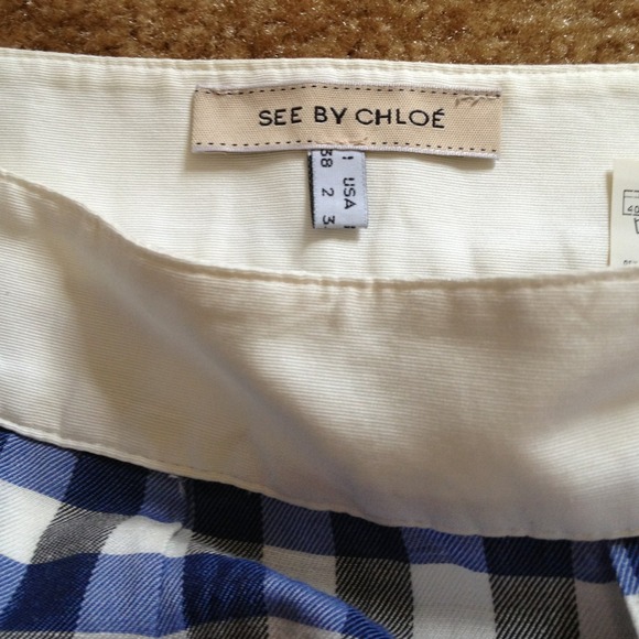 SOLD! PM editor pick🎉SBC gingham mini skirts - Picture 4 of 4