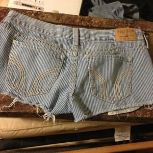 Hollister low rise cut off shorts