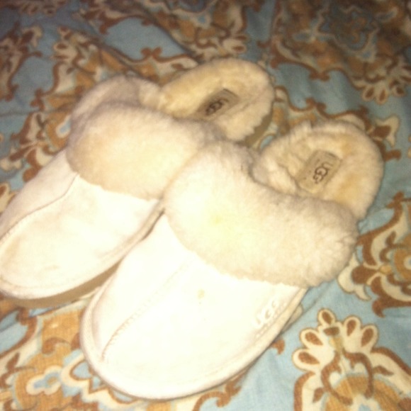 🚫Sold🚫 Ugg slide in fuzzy cloggs