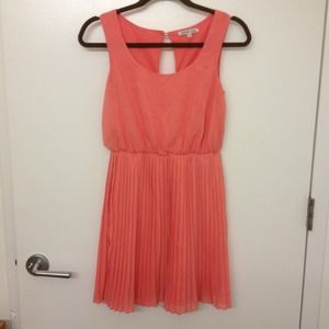 Coral  cocktail dress