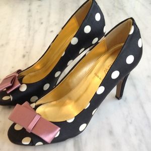 J Crew made in Italy peep toe pumps. NBW