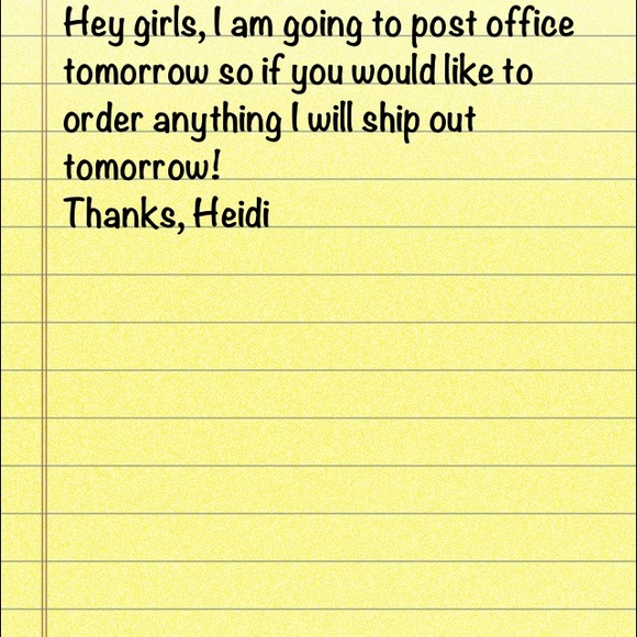 Shipping tomorrow!!!