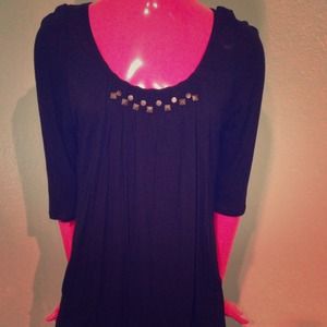 Reserved: Bundle! Edgy LBD and multi striped top