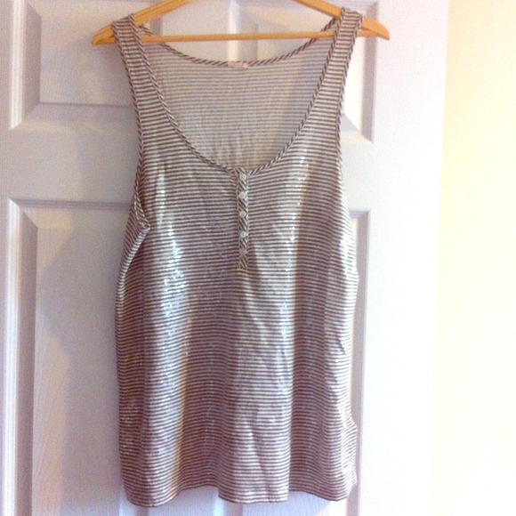 J. Crew sequin tank