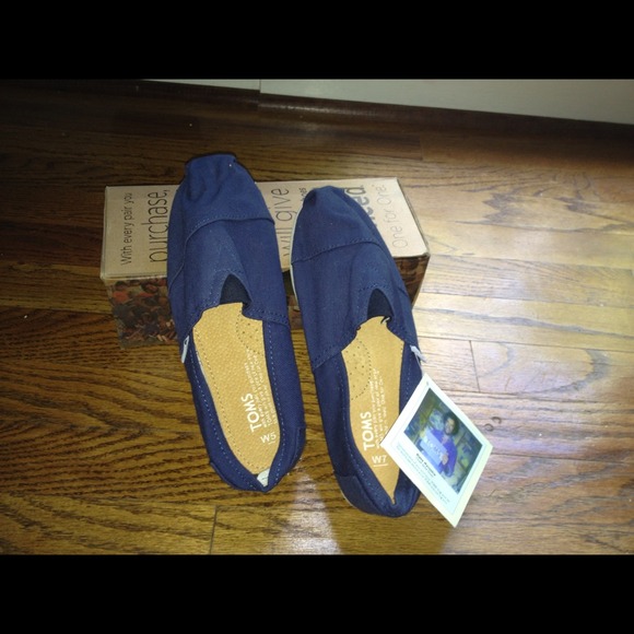 Blue canvas Toms - Picture 2 of 2