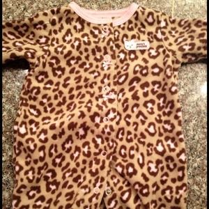 Carter's Kitty Cat Velour Onesie 3m ❤💜💛💚💙