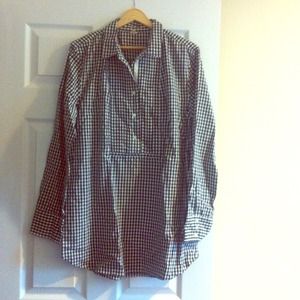 J Crew gingham tunic