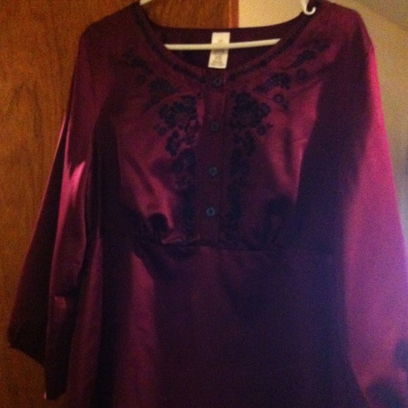 Satin Top - Picture 2 of 2