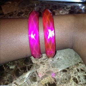 Pink bracelets