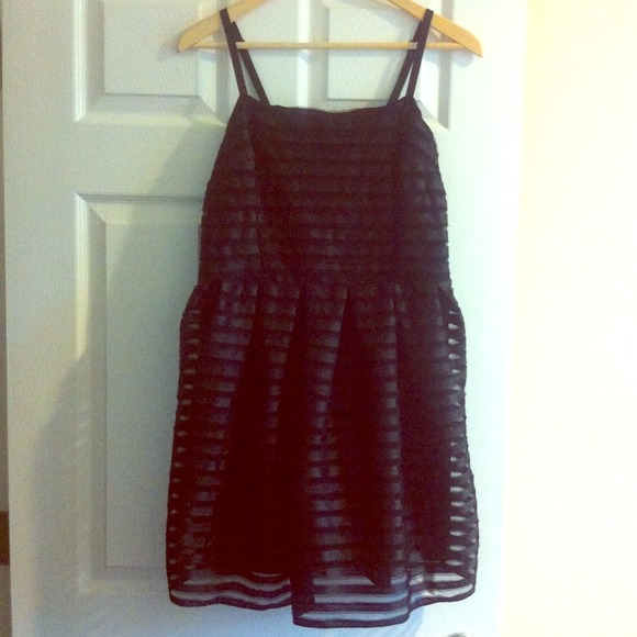 striped party dress
