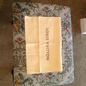 Authentic Louis Vuitton dust bag.