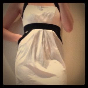 White and black sundress!