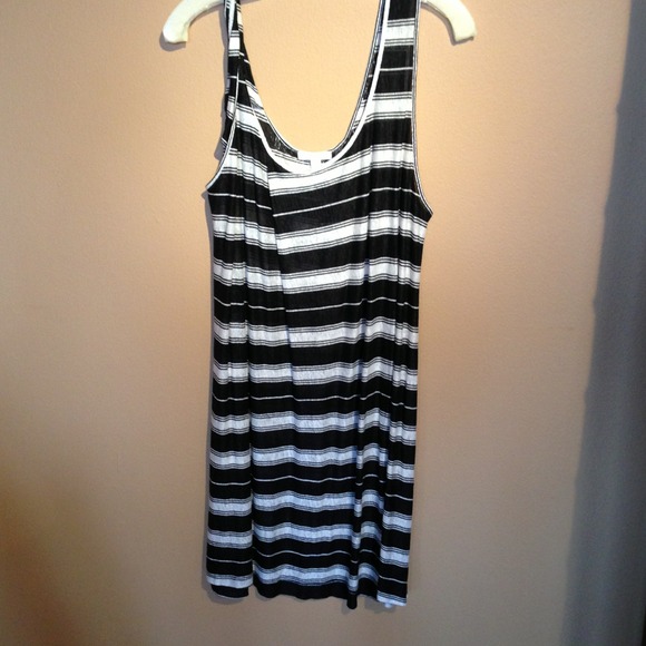 SOLD IN A BUNDLE Linen striped tank dress
