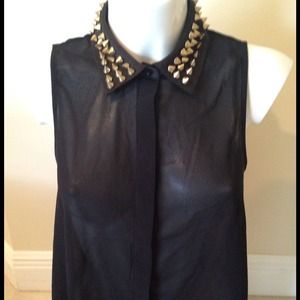 Forever 21 Studded blouse.