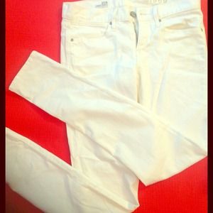 Gap always skinny white jeans