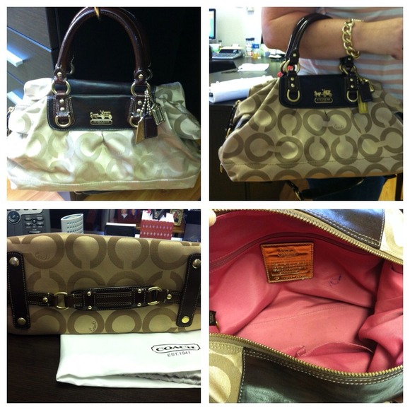 *Reduced* Authentic Coach Madison Op Art Sabrina