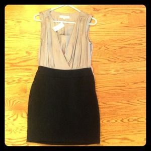 Grey and black Loft dress