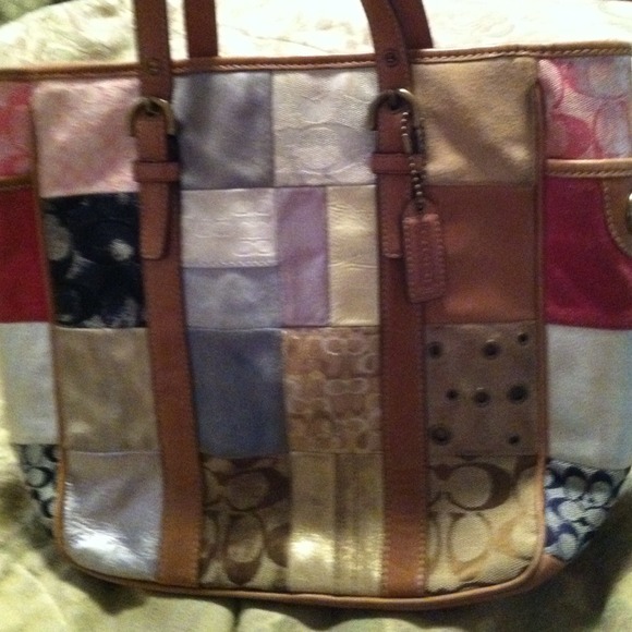 Patchwork Coach Bag