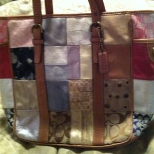 Patchwork Coach Bag