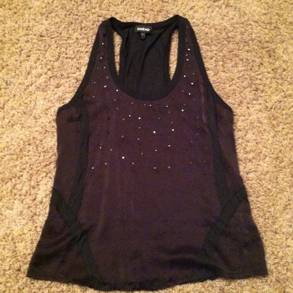 Black Bebe tank top!