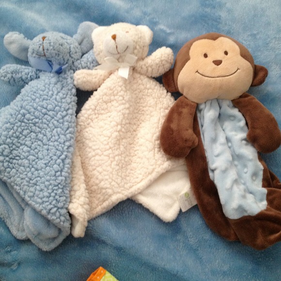 🐵Monkey sold in bundle🚨✋Baby safety blankets 💙