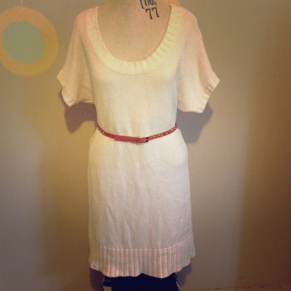 Knitted sweater dress