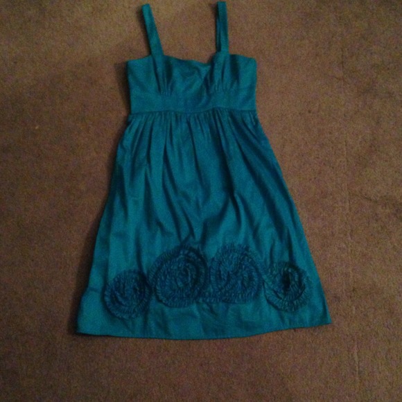 Teal dress