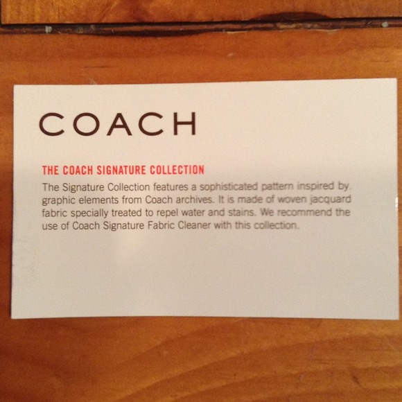 Coach Signature Collection Wristlet - Picture 2 of 2