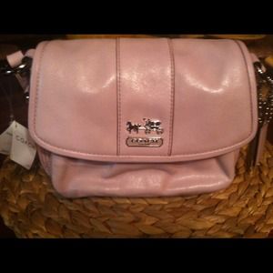 Coach lavender crossbody handbag
