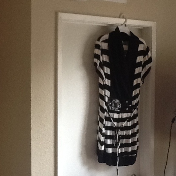 Black and white shirt