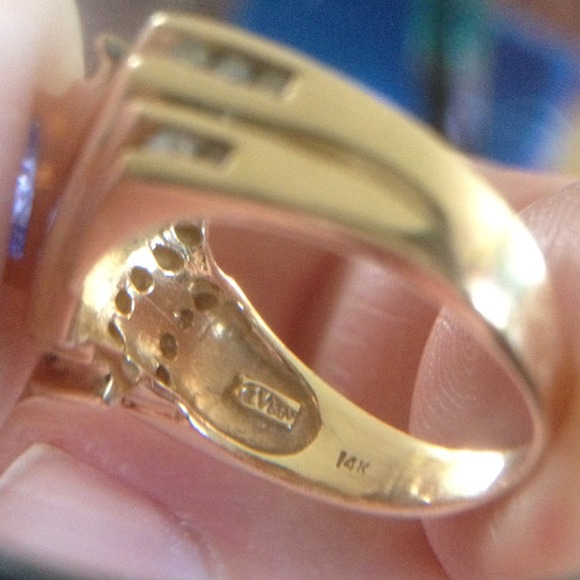 π₯π₯SOLD LOCALπ₯π₯ LeVian Tanzanite & Diamond Ring - Picture 3 of 4
