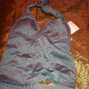 *Price reduced* NWT Athleta tankini-grey