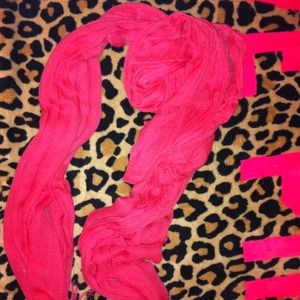Pink scarf