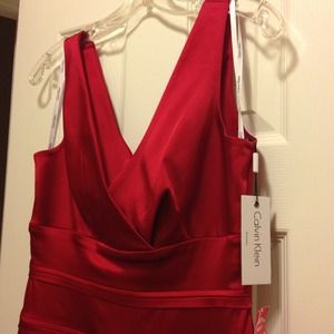 Calvin Klein - color Red Rouge dress