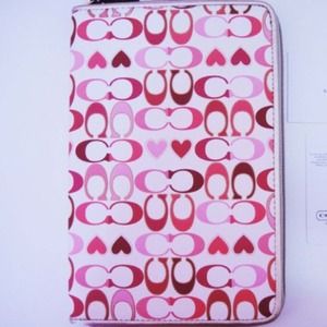 Coach tablet E-reader mini iPad nook case. REDUCED