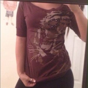 Brown tiger top Bundle