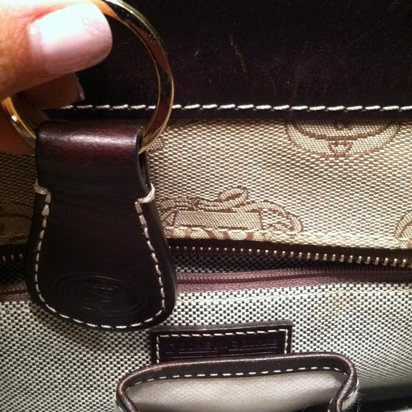 Leather & Material Dooney Tote - Picture 4 of 4