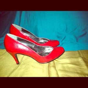 Red High Heels (price just lowered) on hold