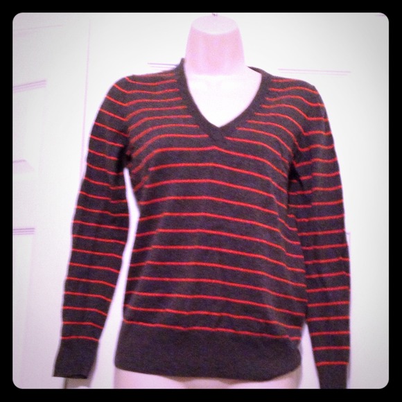 Light stripped J. Crew sweater