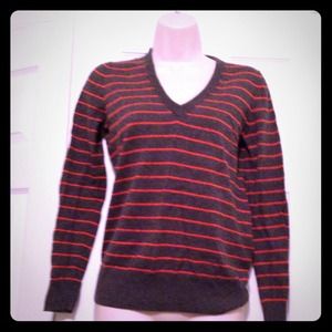 Light stripped J. Crew sweater