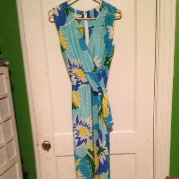 Maggy London Nordstroms silk maxi dress